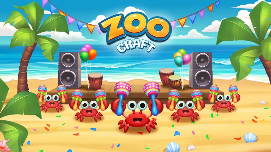 Zoo Craft: Animal Park Tycoon — gameplay screenshot from the Google Play listing